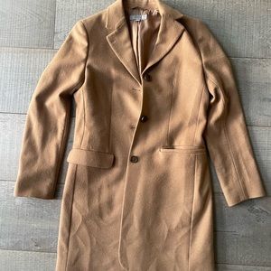 Wool Blend Long Coat